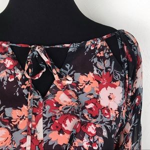 ADDISON STORY Anthropologie 100% Silk Blouse SZ L